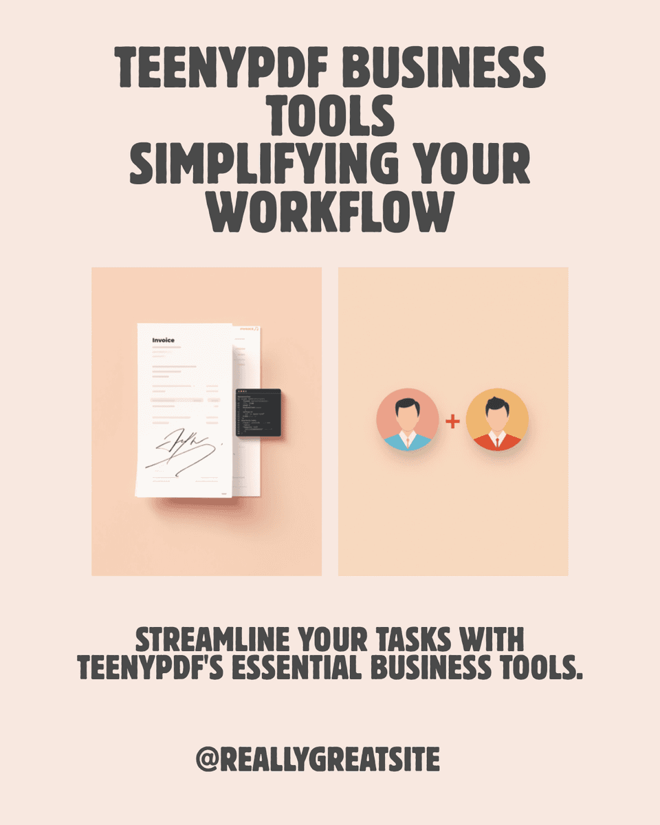 TeenyPDF business tools preview